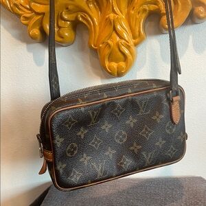 Louis Vuitton Monogram Marley Bandolier Crossbody Bag